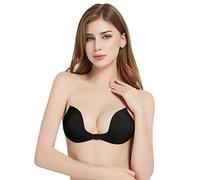 Générique Cache Téton Soutien Gorge Dos Nu Invisible Collant Poitrine Push Up sans Bretelles Soutien-Gorge Adhésif Boob Tape pour Robe De Mariée Coque Adhesif Bretelle Tetons Femme Reutilisable Sein
