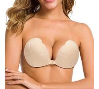 Générique Cache Tetons Femme Nipple Cover Teton Sein Poitrine Soutien Gorge Dos Nu sans Bretelle Coussinet Nue Bretelles Adhésif Grande Taille Colle Vetement Peau Decollete Plongeant Invisible