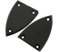 Générique Cache-tige de Réglage 2 Pièces pour Guitare Électrique en Abs Noir Facile à Installer et Solide, Accessoire pour Guitare Électrique