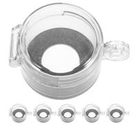 Générique Cache Transparent pour Bouton D'arrêt D'urgence, Protection Stable en PC et Abs, Lot de 6 Pièces, pour Jardins et Garages