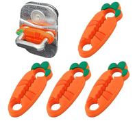 Générique Cache Verrou Porte Voiture - Silicone 4,2x1cm | Protection Serrure Auto | Capuchon Amortisseur Carotte | Protège Serrure Portes pour Absorption Chocs Silencieuse, Protection et Décor Stylé