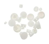 Générique Cache-vis Décoratifs pour Protéger Les Vis 27 Pièces en Plastique Blanc, Bouchons à Vis Pratiques Prise en Main Confortable, pour Portes et Fenêtres