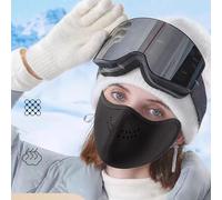 Générique Cache-Visage En Velours - Masque D’Hiver 7,9 Pouces | Couvre-Visage Respirant - Tour De Cou Coupe-Vent Pour Hommes, Moto, Ski, Course & Activités De Plein Air