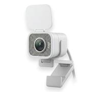 Générique Cache Webcam Compatible avec Logitech StreamCam - Clapet Couverture Protection Objectif Confidentialité Vie Privée Anti Espionnage (Blanc)