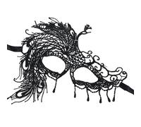 Générique Cache-Yeux Dentelle Noir - Cagoule Spectacle Femmes,Accessoire Fête Cosplay Carnaval Halloween Déguisement Femme Fille