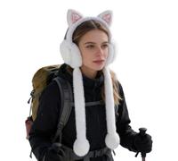Générique Caches-Oreilles d'Hiver Protecteur Chaud en Peluche | Cache-Oreilles Animaux à Oreilles de Lapin Mobiles pour l'Hiver, l'Automne, les Sports d'Extérieur, la Course, le Cyclisme,