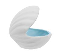 Générique Cachette en Céramique pour Hamster de Coquillage, Maison pour Petits Animaux, Matériau Céramique Blanc, Prévient L'accumulation de Poussière, Habitat Propre et Sain