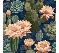 Générique Cactus Plantes Succulentes Papier Peint Épaissir Mat Auto Adhésif 44x600 cm Peinture Plantes Meubles Autocollants Amovible Comptoir Contact Papier Stickers Muraux pour Bains Salon Chambre
