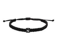 Générique Cadeau Couple Saint Valentin 26 Lettre Anglaise Bracelet Tressé Bracelet Initial Pour Amoureux Étudiants Convient Comme Cadeau Élastique Réglable (N, One Size)
