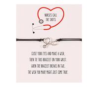 Générique Cadeau Couple Saint Valentin Bracelets assortis à distance pour les couples meilleur Bracelet d'amitié mère fille fille sa petite petit (Black, One Size)