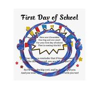 Générique Cadeau Couple Saint Valentin jour d'école maternelle Bracelet retour à l'école cadeaux fils Bracelets argile perle Bracelet anniversaire noël ensemble de bijoux (Blue, One Size)