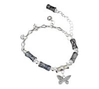 Générique Cadeau Phrases Perles Anneaux Bracelets Colorful Gradation Beaded Charm Bracelets For Women Girl Summer Beach Jewelry Poignet Naturelle Plaqué 4 Anneaux (W, One Size)