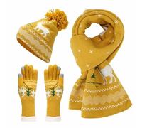 Générique Cadeaux Femme Portage Bordeaux Chauffante with Bow Étole Tour De Cou Homme Écharpe Luxe Triangle Unique Echarpe Cachemire Cuir Chauffant Waffle Knit