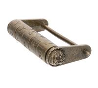 Générique Cadenas en Alliage de Zinc Style Chinois Rétro Vintage Serrure à Mot de Passe pour Décoration D'armoires et Boîtes à Bijoux Ton Brun