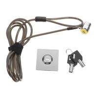 Générique Cadenas pour Ordinateur Portable en Alliage de Zinc Câble Acier Renforcé 19 M avec Boucle Verrou de Sécurité Protection Antivol pour Maison et Bureau