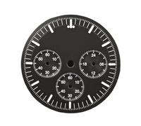 Générique Cadran de chronographe Vk63 32.5mm, Cadran Montre Lumineux Vert adapté au Mouvement, Accessoires(W6)