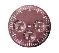 Générique Cadran de chronographe Vk63 Montre Lumineux Vert 32,5 mm adapté aux Accessoires du Mouvement(4)