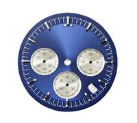 Générique Cadran de chronographe Vk63 Montre Lumineux Vert 32,5 mm adapté aux Accessoires du Mouvement(8)