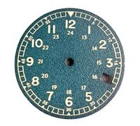 Générique Cadran de Montre Automatique for Hommes, Cadran NH35A, for NH35 NH36, Remplacement, Blanc, Noir, Saumon, fenêtre Date(Green dial-3.8H)