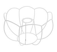 Générique Cadre D'abat-jour Citrouille 25 Cm en Métal, Support Vintage pour Lampe de Table, Accessoire DIY Abat-jour, Compatible Lampe de Bureau, Décoration Intérieure Rétro