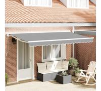 Générique Cadre d'Auvent Semi-Cassette Rétractable à Opération Manuelle en Métal,Accessoires pour Stores extérieurs,23.82KG-42002525