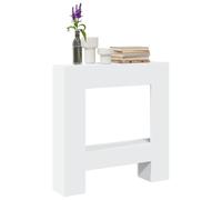 Générique Cadre de cheminée Blanc 81x18x82 cm Bois d'ingénierie,Accessoires pour cheminées & poêles à bois-854598