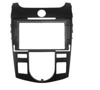 Générique Cadre de façade d'autoradio Kit De Tableau De Bord Android 9 "pour Kia pour Cerato pour Forte K3 TD 2008 - 2013 Cadre Et Panneau Stéréo De Voiture Montage Autoradio(AT Black Frame)