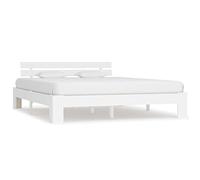 Générique Cadre de lit sans Matelas Blanc 160x200 cm Bois de pin Massif,Meubles,Lits & Accessoires,Lits & Cadres de lit,Blanc,27.8 KG,283158