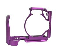 Générique Cadre de Protection de Cage de Lapin en métal, Compatible avec Canon R7, Support de stabilisateur d'extension Fixe à dégagement Rapide à 2 Points(Purple)