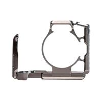 Générique Cadre de Protection de Cage de Lapin en métal, Compatible avec Canon R7, Support de stabilisateur d'extension Fixe à dégagement Rapide à 2 Points(Titanium)