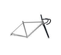 Générique Cadre de vélo Route en Alliage Titane Gr9 avec Confort Conduite, câble Interne Complet, Gravier(Frameset,48cm)