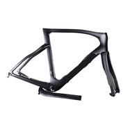 Générique Cadre de vélo Route en Carbone, Compatible avec Freins à Disque ou caméléon, Guidon Taille 43 cm - 57,5 cm(Rim Brake,46.5cm)