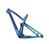 Générique Cadre de VTT Tout Suspendu 29 Pouces - vélo Montagne Pièces détachées for(17.5 Black Glossy)