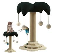 Générique Cadre d'escalade pour Chat, poteaux à gratter pour Chats d'intérieur | Poteaux à gratter interactifs en Bois, Teaser Polyvalents, de Dentition pour Animaux de Compagnie, pour la Dentition