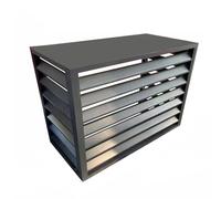 Générique Cadre en Aluminium pour climatiseur extérieur, Support de climatiseur extérieur, Cadre extérieur en Aluminium (Couleur : Gris, Taille