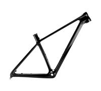 Générique Cadre en Carbone 29er vélo Semi-Rigide T47 Cadres de 29 Montagne(Black Gloss,15inch Matte)
