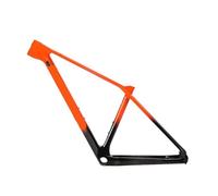 Générique Cadre en Carbone Orange 29 Pouces 148x12 Vélo à Vitesses Ouvertes, extracteur de Barillet, Freins Disque, Cadre Fibre(XS)