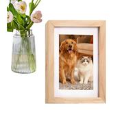Générique Cadre Photo Coffre-Fort - 17x3.5x22cm Bois | Boîte Secrète Murale Rangement Discret Compartiment Objets Valeur Espèces Passeport Bijoux Décoration Bureau Maison Voyage Studio