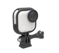 Générique Cadre Protecteur pour Insta360 Go Ultra Cache de Protection de caméra avec Adaptateur de Montage et vis Robuste Cage en Plastique Lunette boîtier Coquille Couvercle