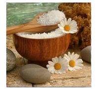 Générique Cadre Toile Tableau Zen - Spa - Sels de Bain - 28 x 28 cm (M4)