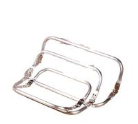 Générique Cadre Tubulaire Interne Cadre de Sac for Portefeuille, Cadre en Tube d'aluminium en métal, Accessoires de poignée de Sac, pièces de Pochette pour Pochettes(25cm)