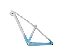 Générique Cadre VTT Carbone 29 Pouces, Cadre Boost 148 * 12, Tout Suspendu, Freins à Disque, Tailles XS/S/M/L, pièces détachées(M13 White Blue,L)