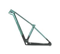 Générique Cadre VTT Carbone 29 Pouces, Cadre Boost 148 * 12, Tout Suspendu, Freins à Disque, Tailles XS/S/M/L, pièces détachées(M13 Green Black,L)