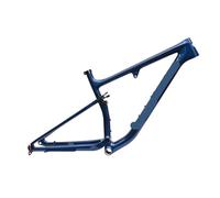 Générique Cadre VTT Trail II Pro 29 Pouces en Carbone, léger et Tout Suspendu, for Cross-Country(Blue,17 inch (165-175cm))