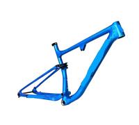 Générique Cadre VTT Trail II Pro 29 Pouces en Carbone, léger et Tout Suspendu, for Cross-Country(Stellar Blue,19 inch (176-190cm))