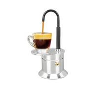 Générique Cafetière À Filtre - Cafetière Compacte - Pot en Tube d'Alu pour Cuisine Extérieur-Pique-nique Débutant et Expérimenté