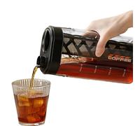 Générique Cafetière à Froid, Machine à Café Glacé, Bouteille Étanche avec Filtre Extra Fin pour Maison Voyage Plein Air Cuisine Camping
