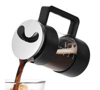 Générique Cafetière à Piston 1L | Cafetière à Piston de Voyage - Portable Anti-Goutte pour Salon Maison Famille Fête Camping Lieu de Travail Cuisine