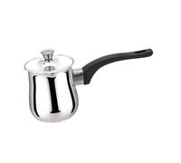 Générique Cafetière avec Corps Robuste En Acier Inoxydable, Poignée Résistante à La Chaleur, Chauffe-lait et Chocolatière Polyvalente pour Cafés, Restaurants, M, 720 ml