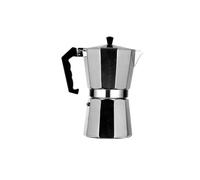 Générique Cafetière Moka Aluminium Octogonale Expresso Italienne Café Thé | Moka octogonal alu classique, café/thé sur cuisinière, gaz/électrique, portable maison/bureau/camping.(450 ml)